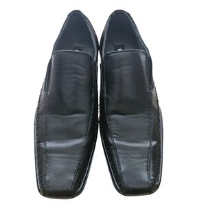 Steve Madden Mens M Trace Slip On Loafers Square Toe 10.5 Black Dressy